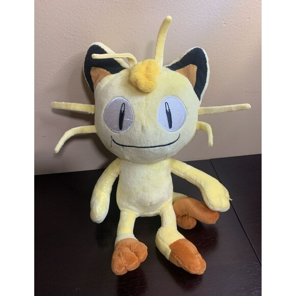 Pokemon Plush Doll Meowth Allstar Collection Sanei Pocket Monsters R2 9" - Picture 1 of 5
